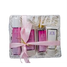 סלסלה+מבשם גוף CRYSTAL 