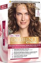 Crème צבע שיער קבוע - אקסלנס קרם 6 חום בהיר 