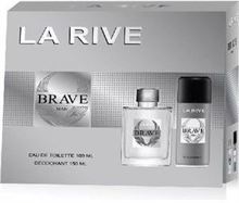 מארז בושם לגבר 100 מ''ל La Rive Brave + דאודורנט 150 מ''ל או דה טואלט E.D.T 