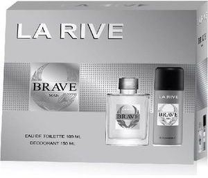 מארז בושם לגבר 100 מ''ל La Rive Brave + דאודורנט 150 מ''ל או דה טואלט E.D.T