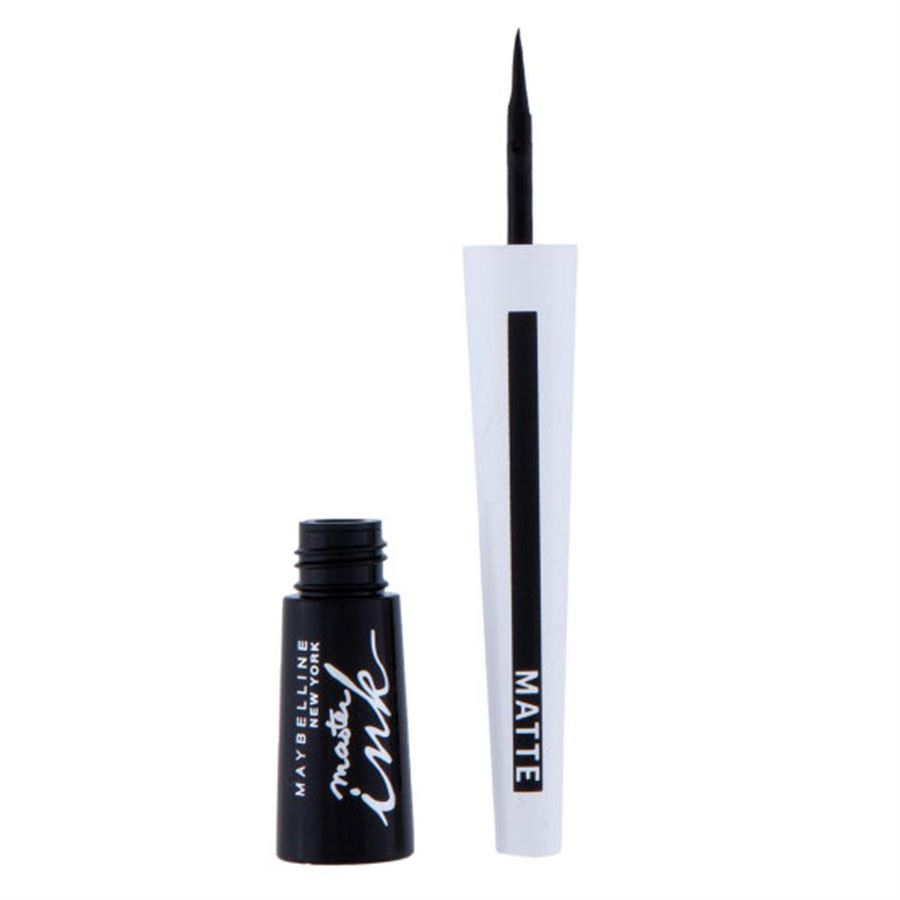 Maybelline Master Ink 10 Charcoal Black-Siyah Mat Eyeliner